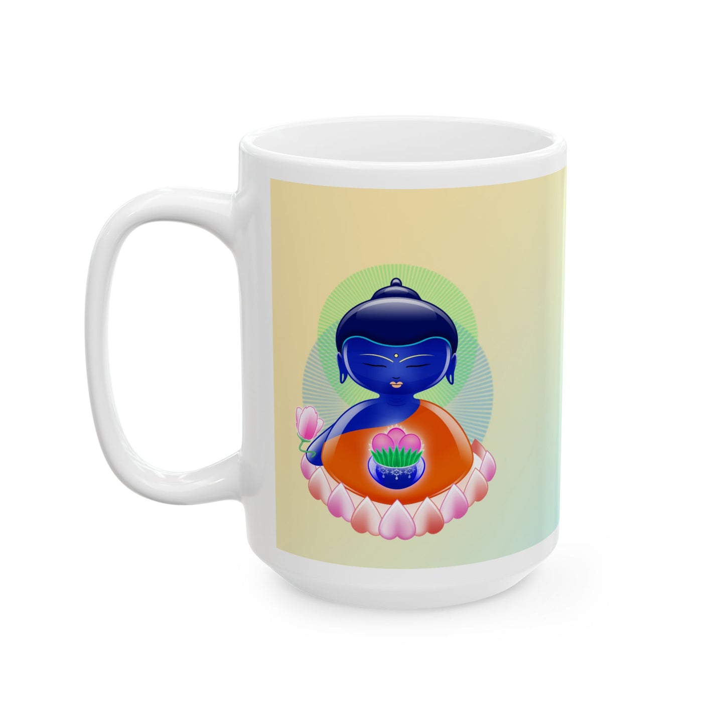 Medicine Baby Buddha Ceramic Mug