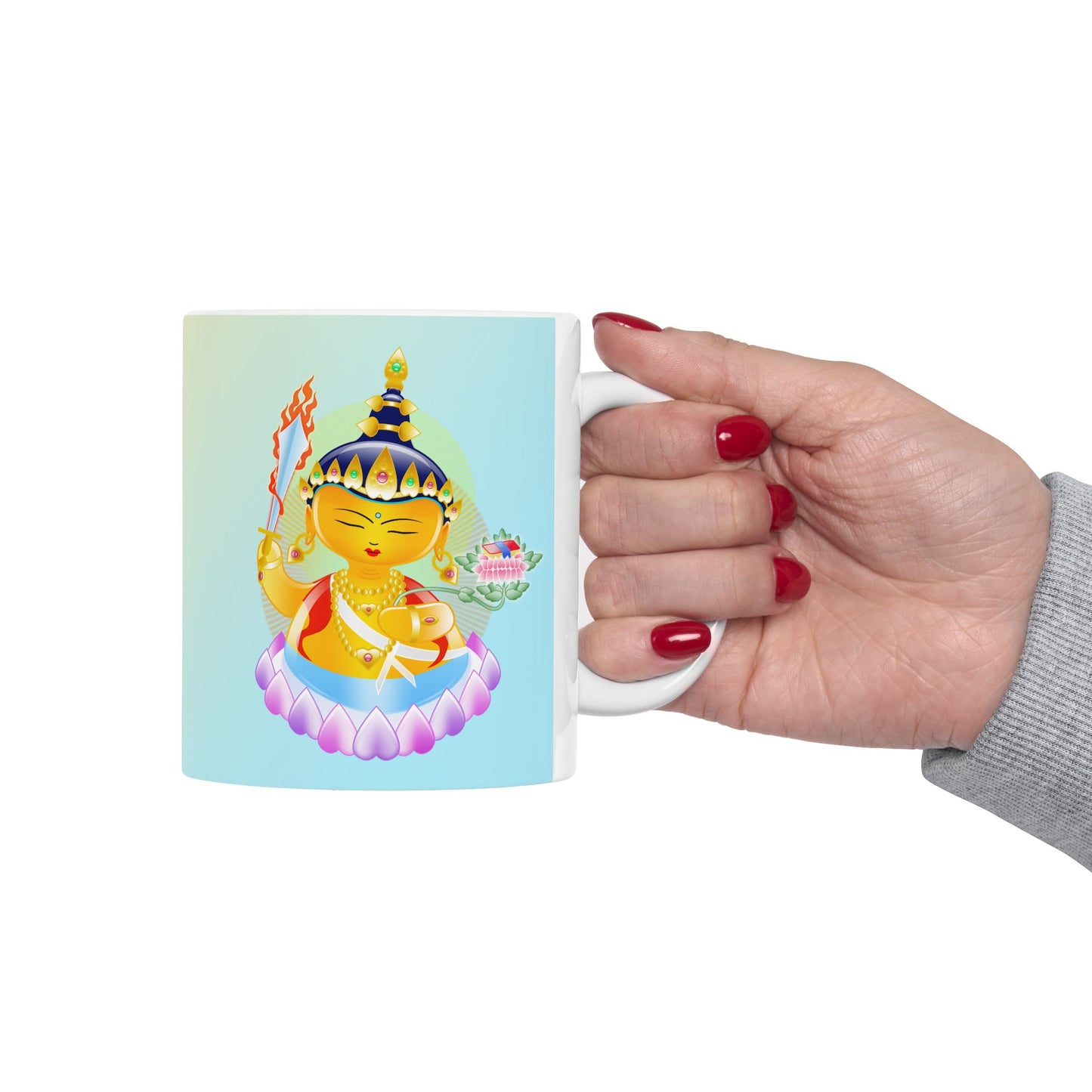 Manjushri Baby Buddha Ceramic Mug