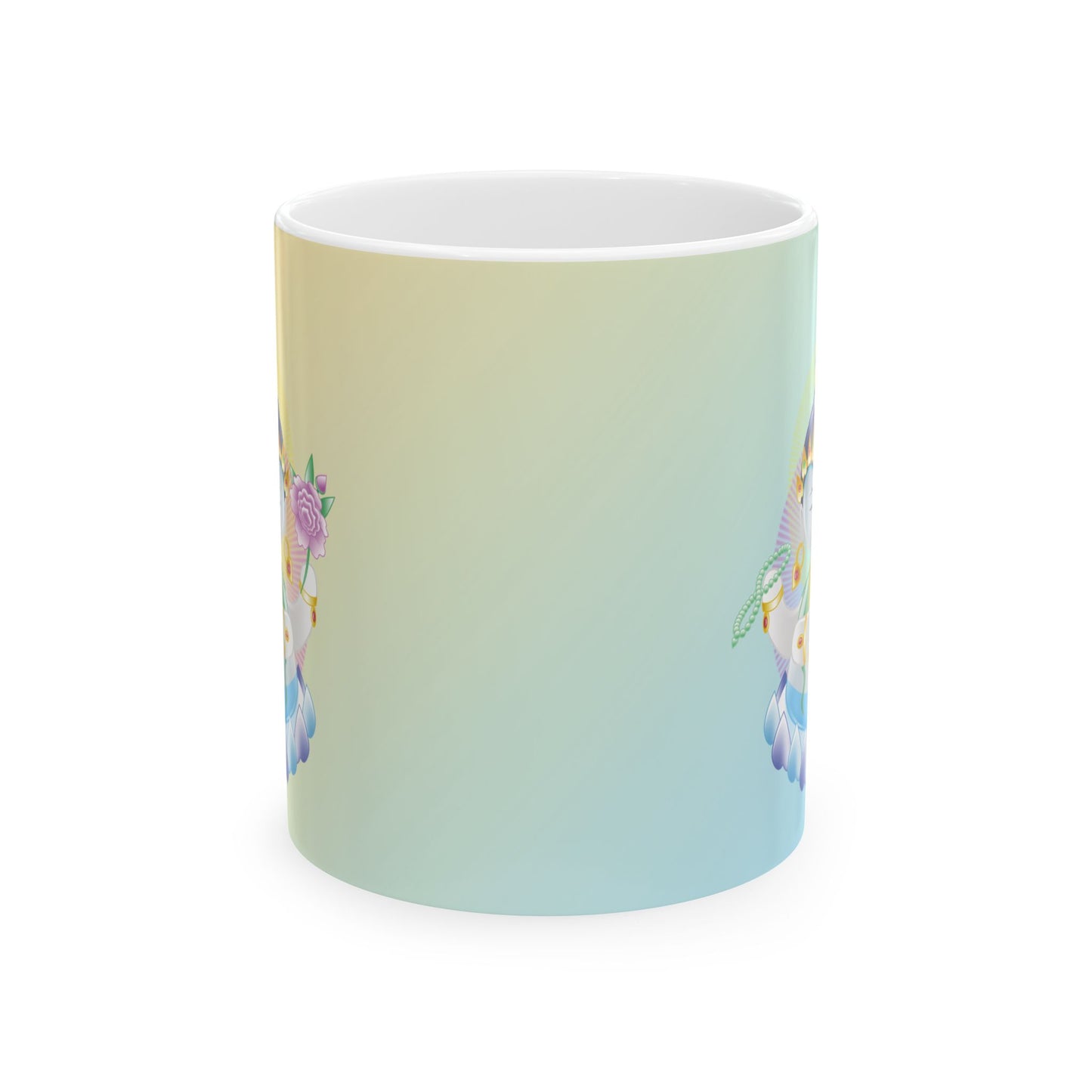 Avalokiteshvara Baby Buddha Ceramic Mug