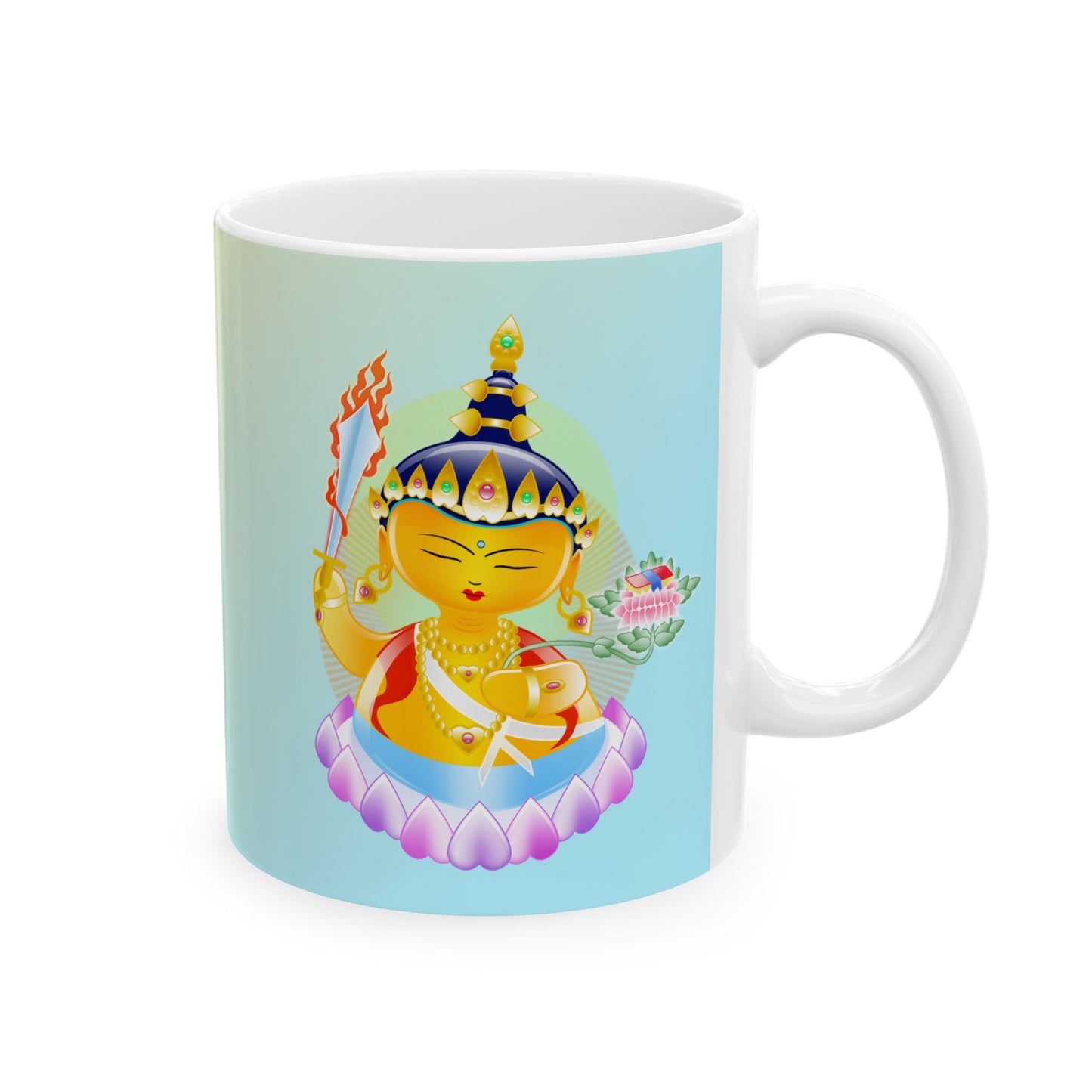 Manjushri Baby Buddha Ceramic Mug