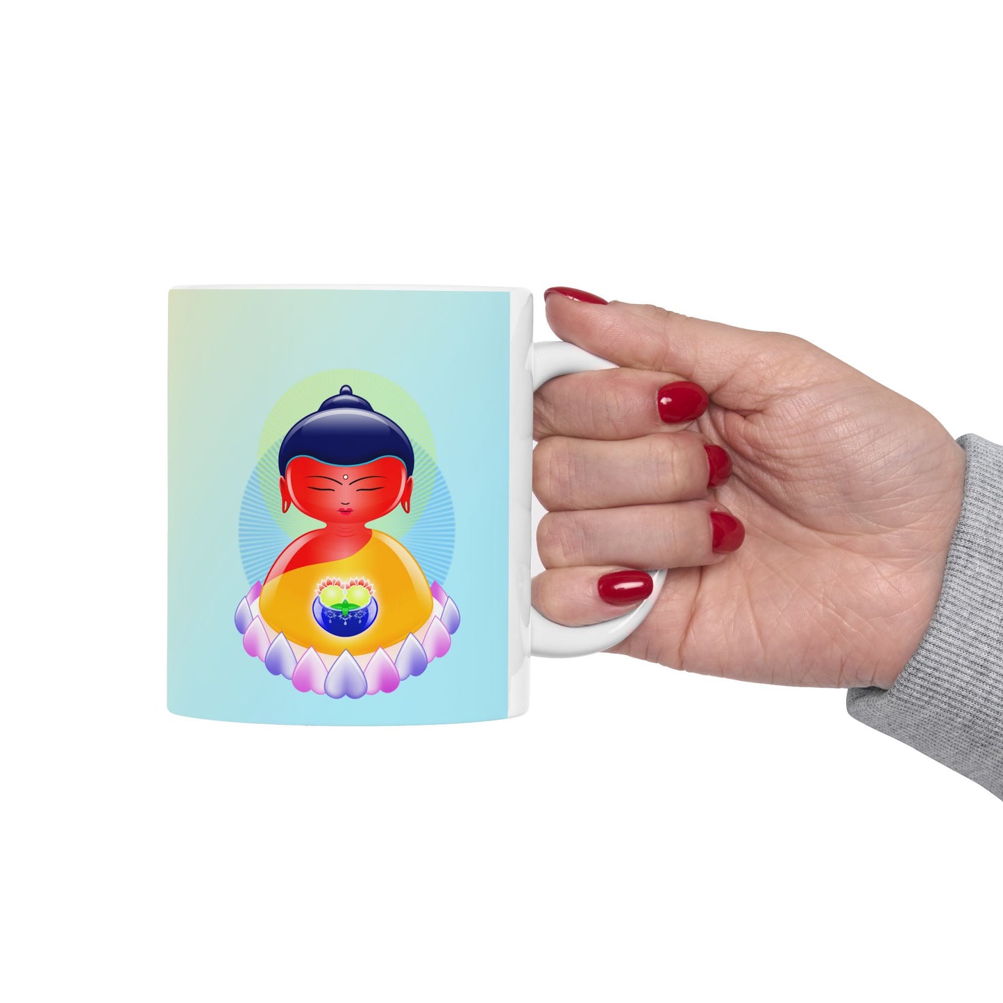 Amitabha Baby Buddha Ceramic Mug